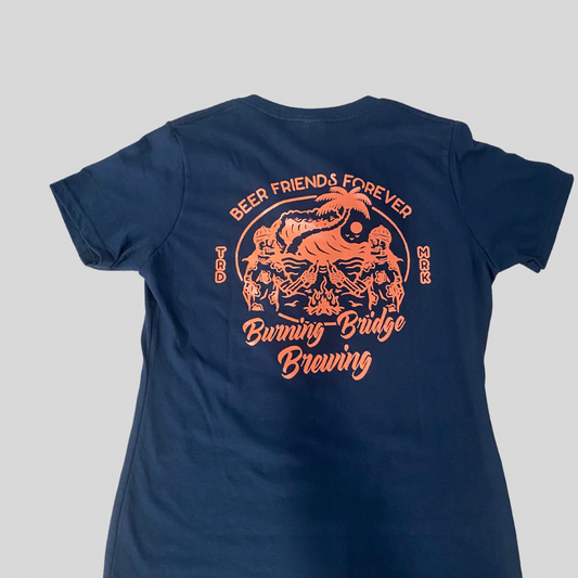 Female V-Neck Best Beer Friends Shirt