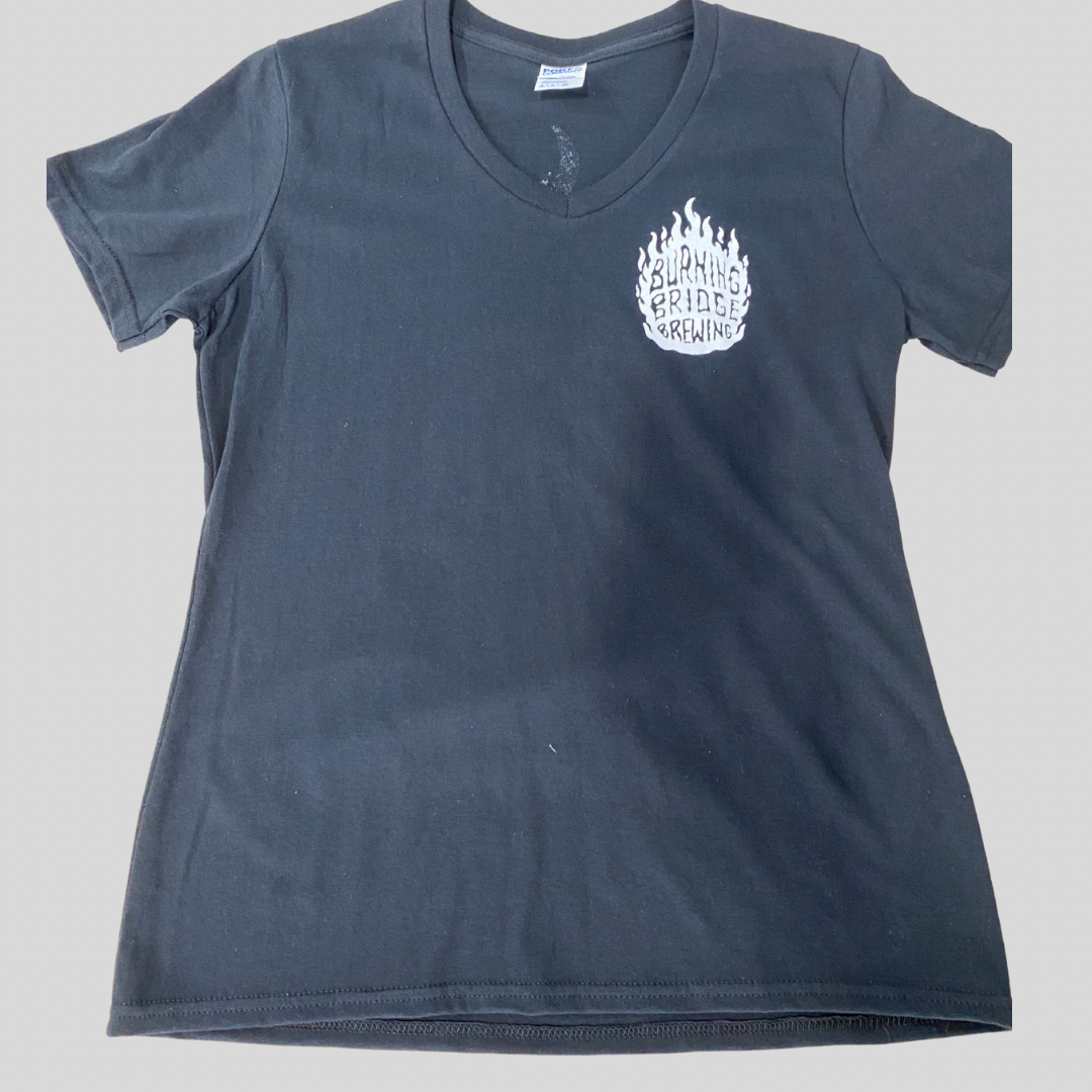 Female V-Neck Flame Shirt
